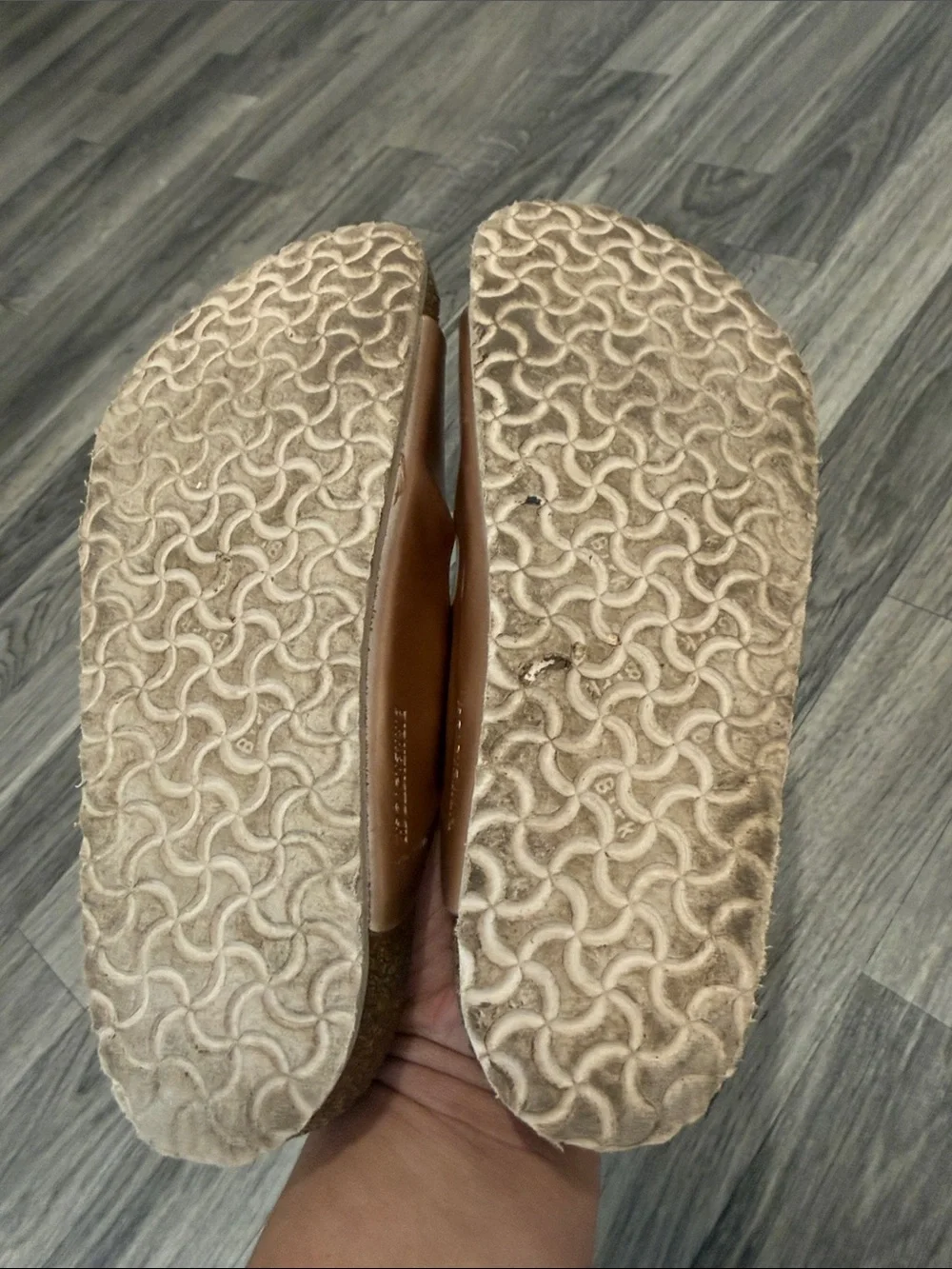 Birkenstock Arizona Girls Rose Gold Slide Sandals size 3